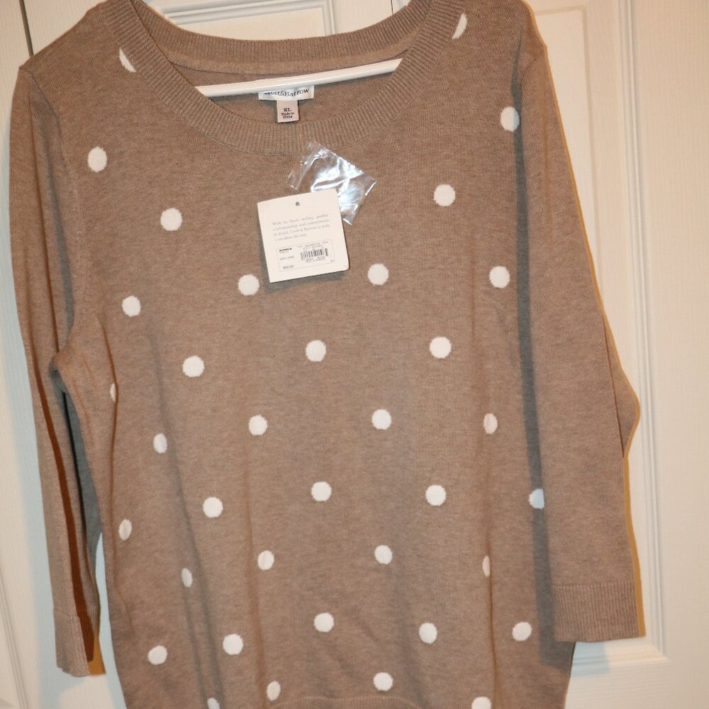 Croft & Barrow 3/4 sleeve pullover sweater XL